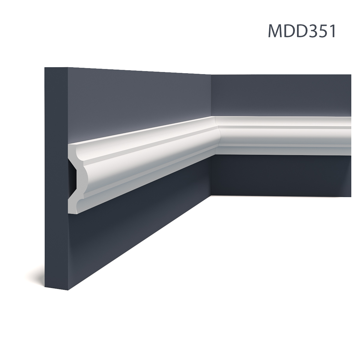 Brau decorativ mdd351, 200 x 7.6 x 2.5 cm, mardom decor 